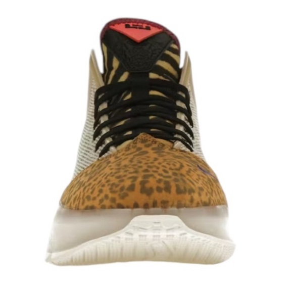 B3 New Nike Lebron XIX Low Safari Animal Print Athletic Basketball Sneakers 11.5